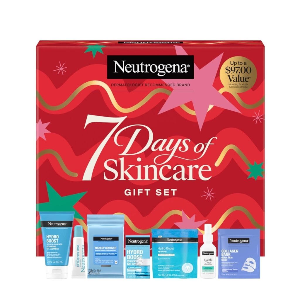 Los productos del Calendario de adviento Neutrogena 2026