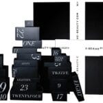 La caja y las cajitas individuales de sorpresas del Calendario de Adviento Niche Beauty 2024