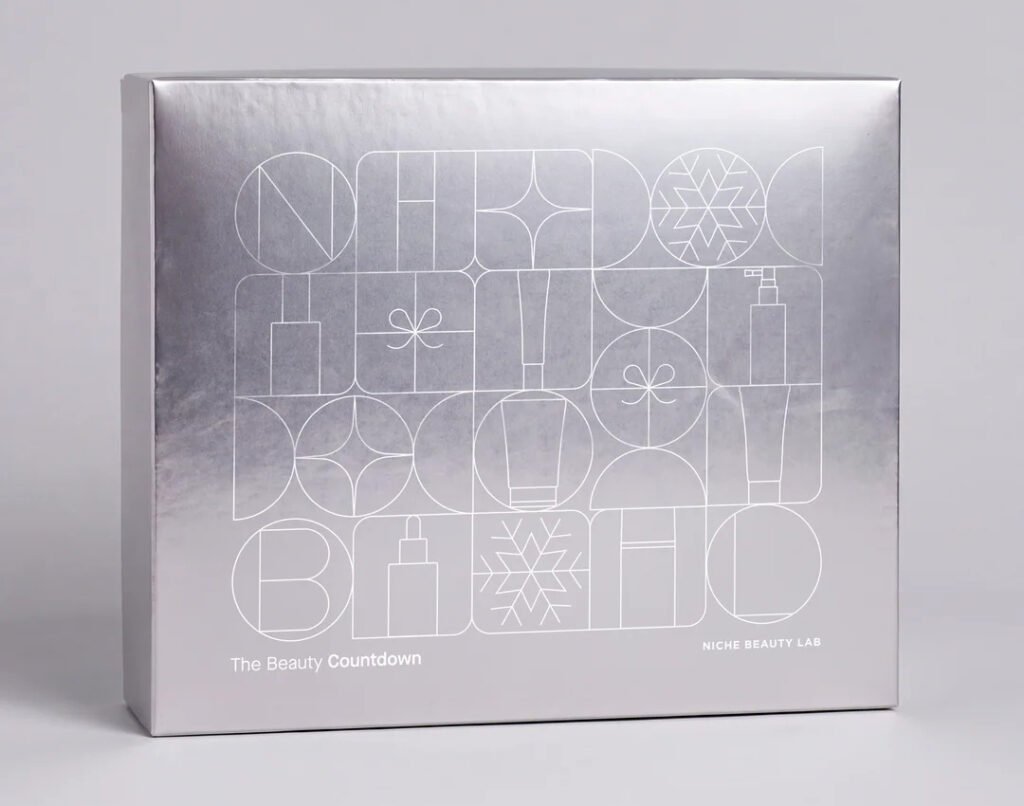 La caja del Calendario de adviento Niche Beauty Lab 2026