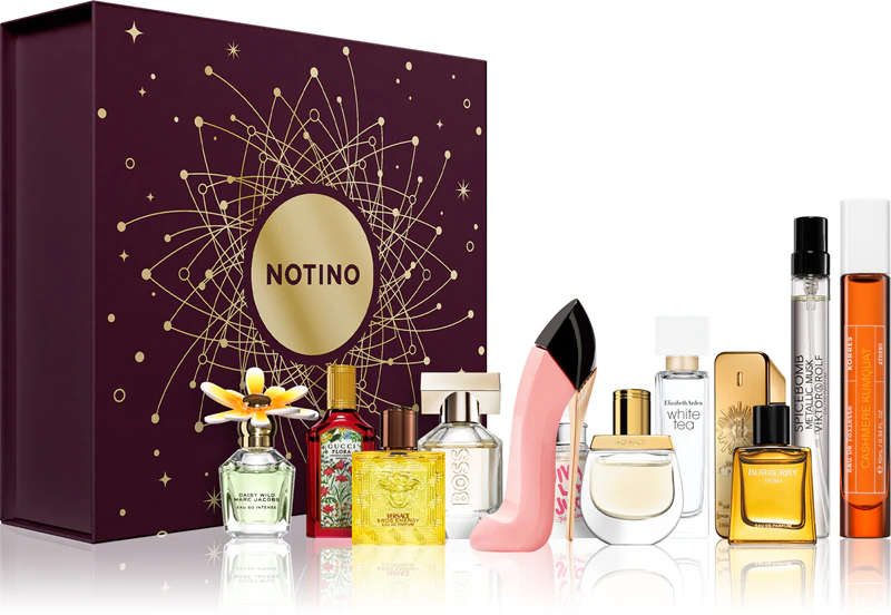 Calendario de adviento Notino 12 Days of Fragrant Joys 2025, ya a la venta 1 La caja y los perfumes del Calendario de adviento Notino 12 Days of Fragrant Joys 2025