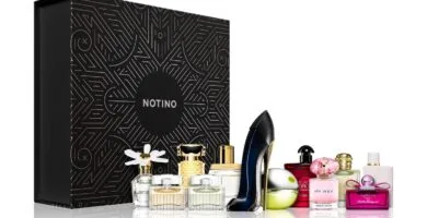 Calendario de Adviento Notino 2024 de Perfumes 6 La caja negra y los productos del Calendario de Adviento Notino 2024 de Perfumes