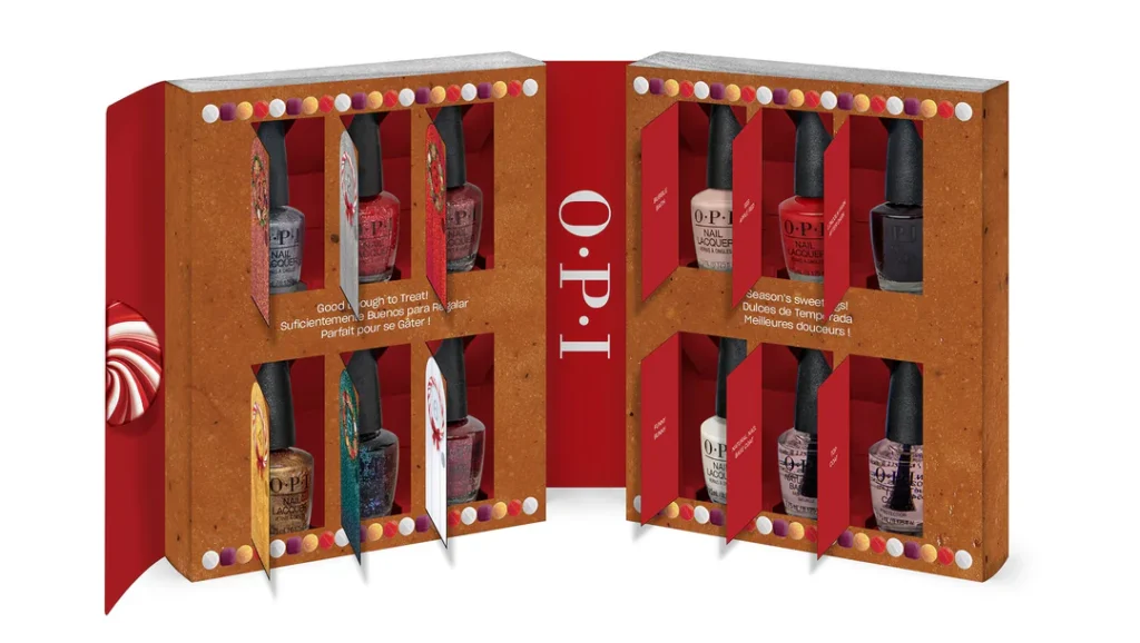 La caja del Calendario de adviento OPI 2025