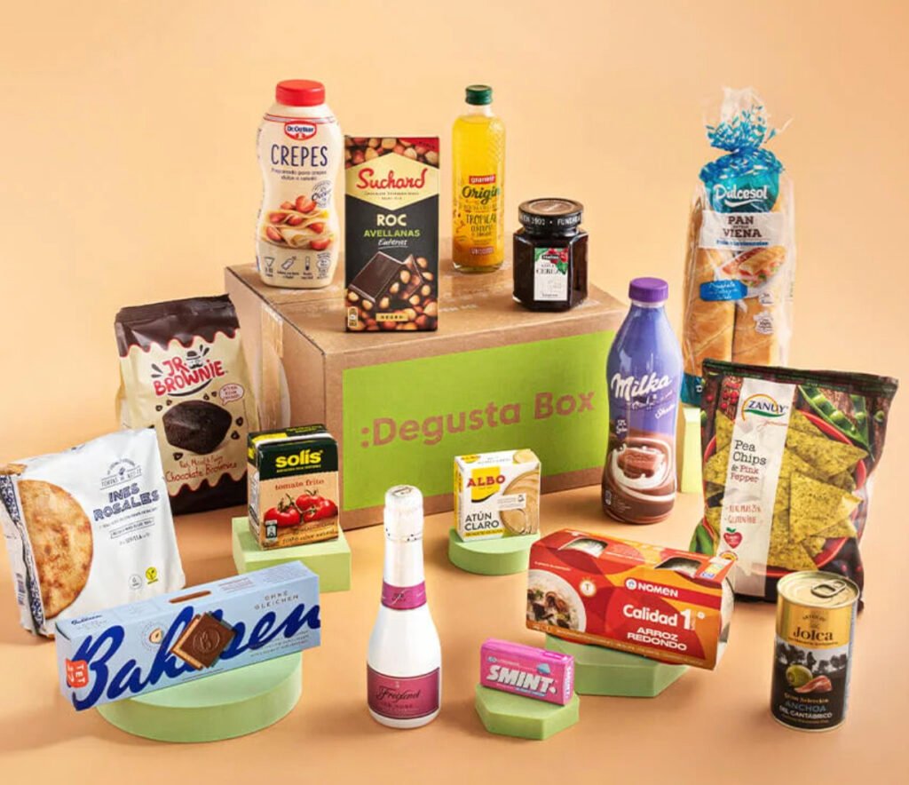 Productos de una caja de Degusta Box