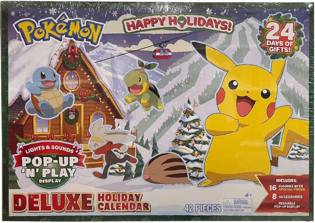 Calendario de adviento Pokémon Pop-Up 'N' Play Deluxe 2024