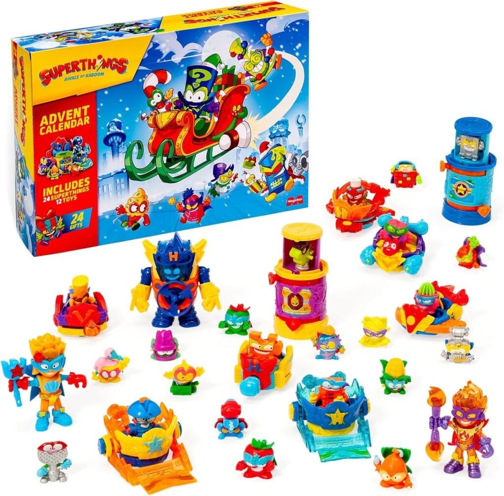 Calendario de adviento de SuperThings 2026, ya en preventa por 19,99 euros 2 La caja y los juguetes del Calendario de adviento Superthings 2026