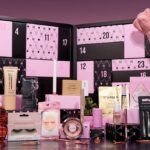 La caja y los productos del Calendario de Adviento Pretty Little Thing 2024