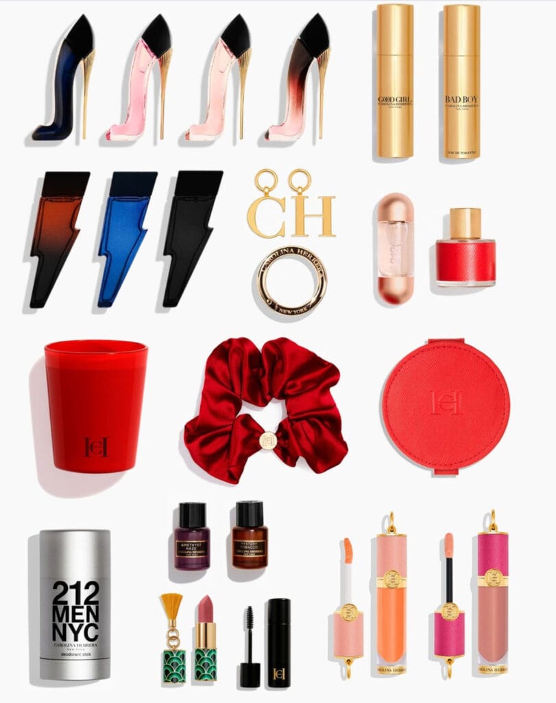 Los productos del Calendario de adviento Carolina Herrera 2025 Los productos del Calendario de adviento Carolina Herrera 2025