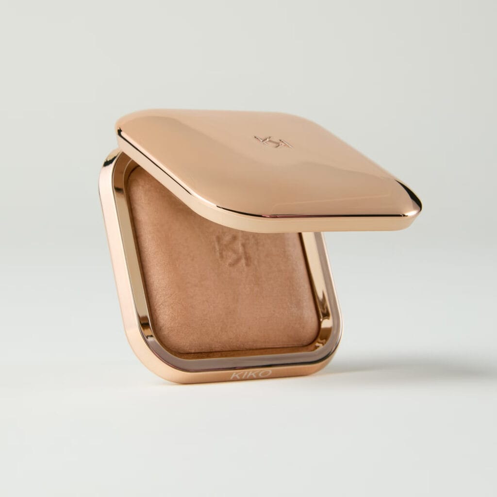 Silky Glow – Polvos bronceadores cocidos en tono 01 Warm Sienna de Kiko Milano