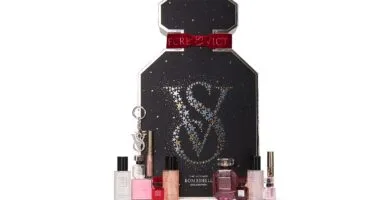 Calendario de Adviento Victoria's Secret 2024 2 La caja con forma de frasco de perfume del Calendario de Adviento Victoria's Secret 2024