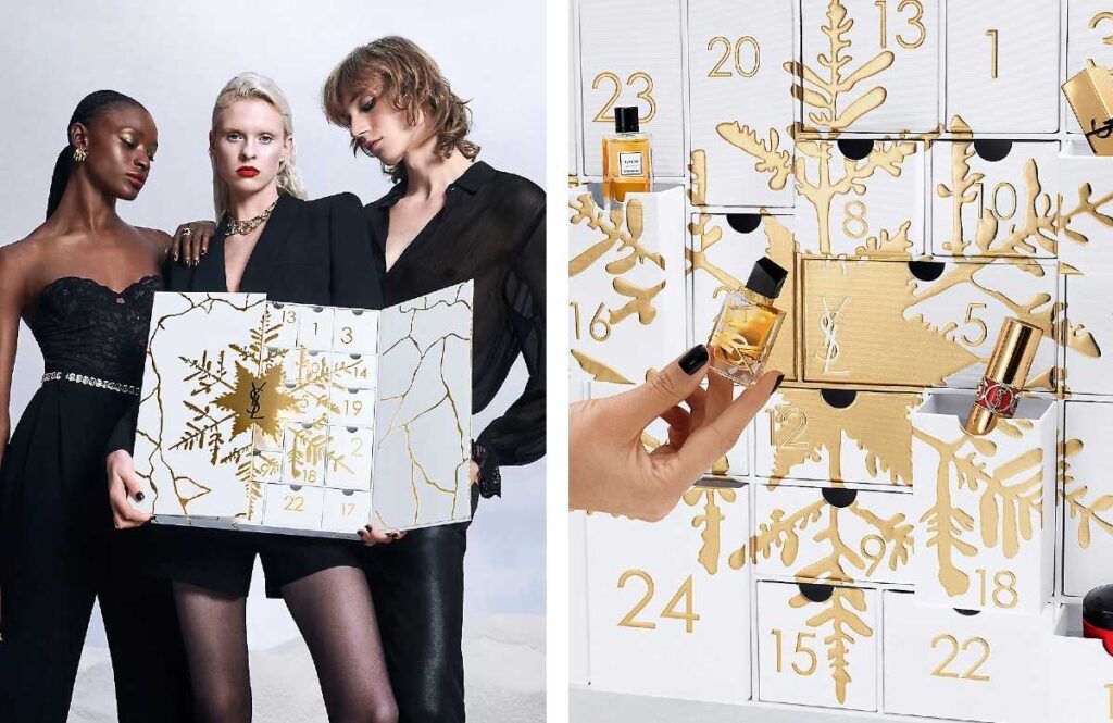 Calendario de Adviento Yves Saint Laurent 2023 El Lujo de YSL