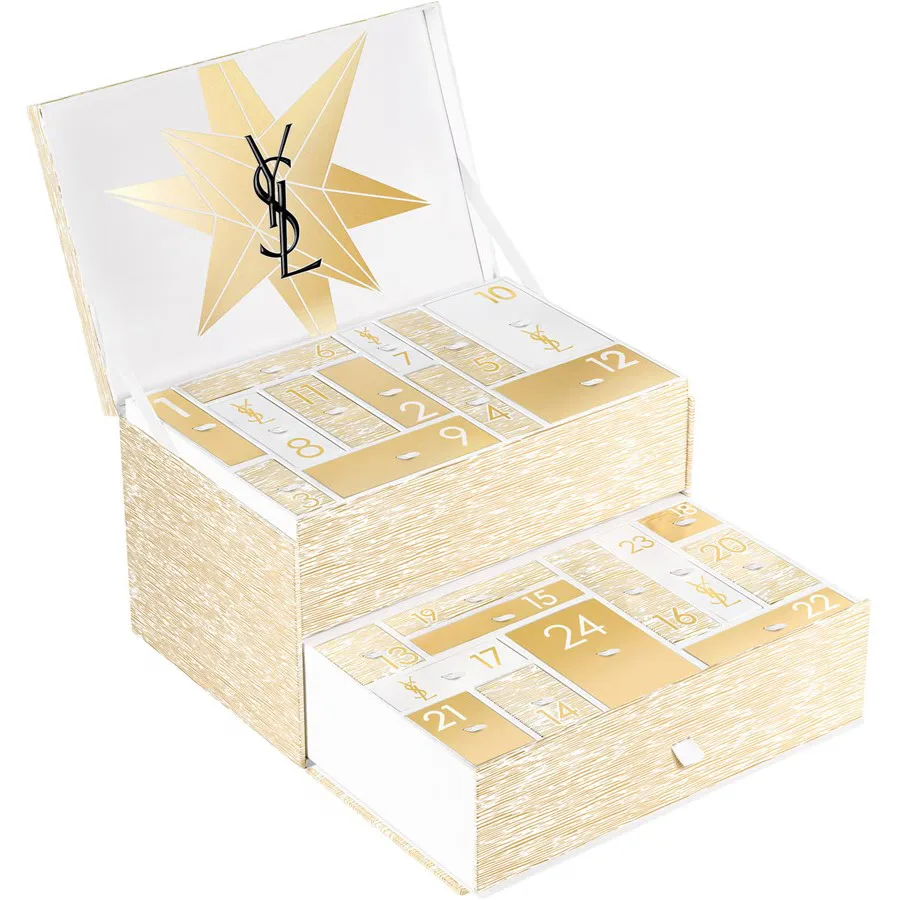 La caja del Calendario de adviento Yves Saint Laurent 2025