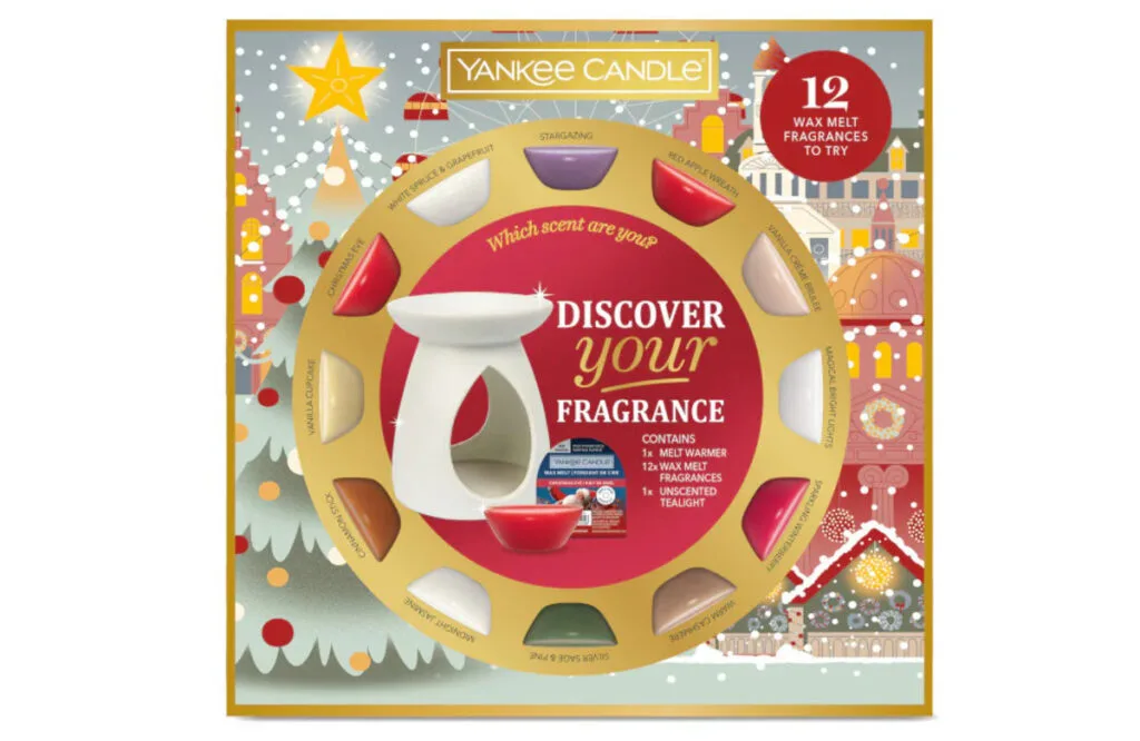 La caja del Discovery Set 2024 de Yankee Candle