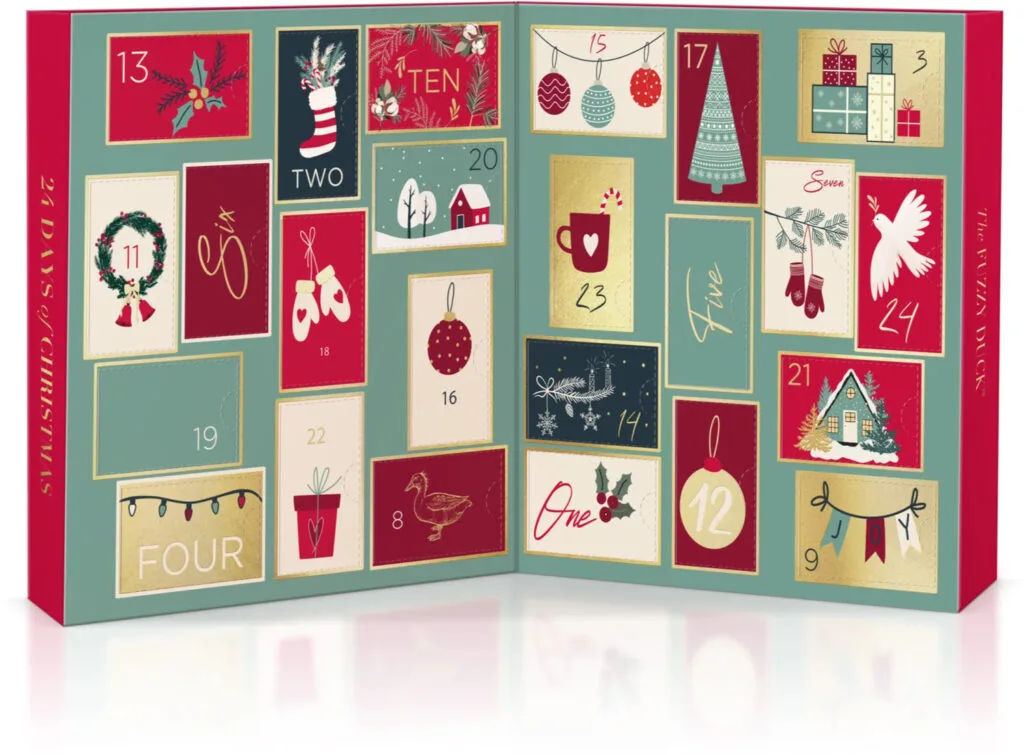 Baylis & Harding 24 Days of Beauty The Fuzzy Duck El interior del Calendario de Adviento Baylis & Harding 24 Days of Beauty The Fuzzy Duck