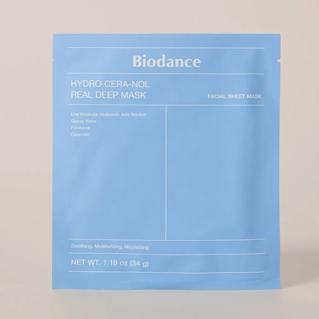 Biodance Mascarilla de tratamiento intenso Hydro Cera-nol