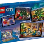 La parte posterior de la caja del Calendario de Adviento Lego City 2024