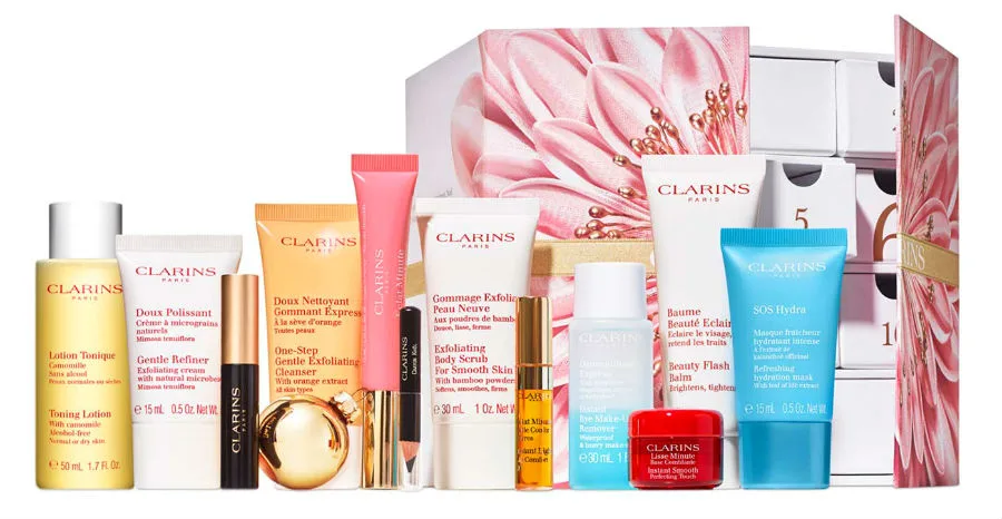 calendarios adviento clarins 2018 12 sorpresas