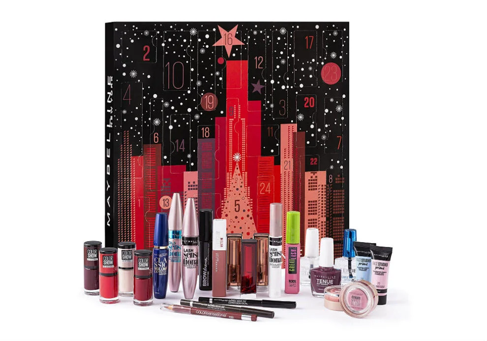 Calendarios de Adviento Maybelline New York 2019 1 calendario de Adviento Maybelline New York 2019