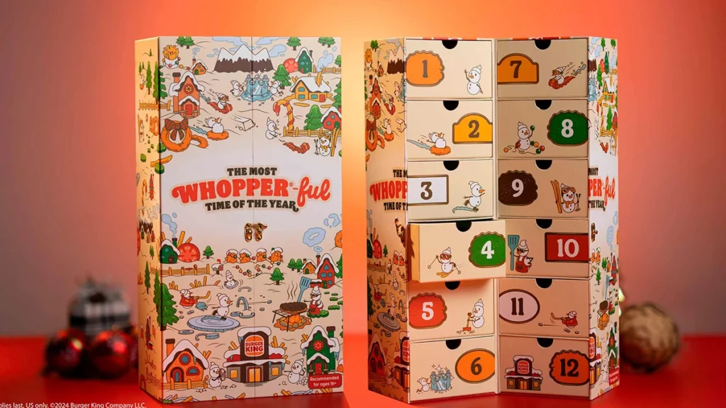 El calendario de adviento Burger King