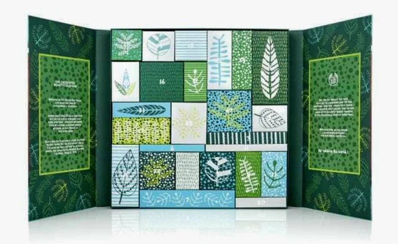 calendario de adviento body shop 2018 calendario de adviento encantado ultimate body shop 2018