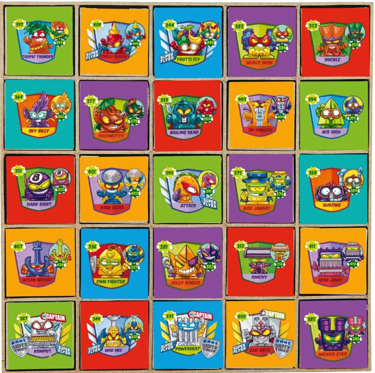 calendario de adviento superzings