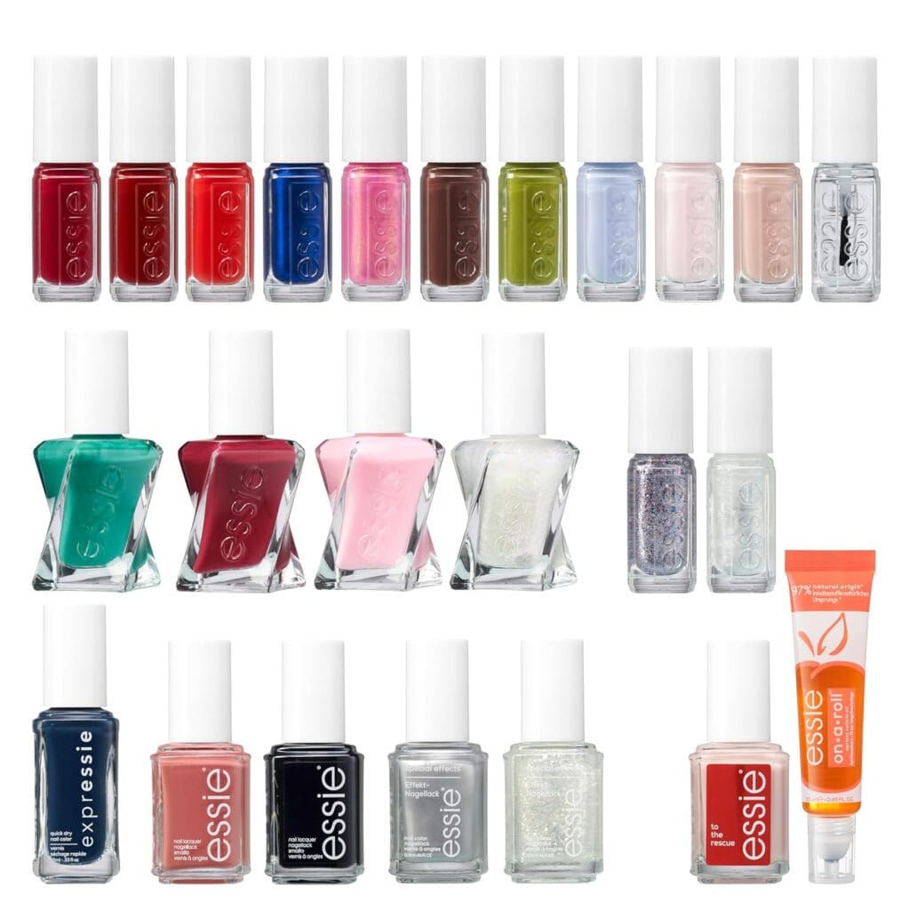 Los productos del Calendario de adviento Essie 2025