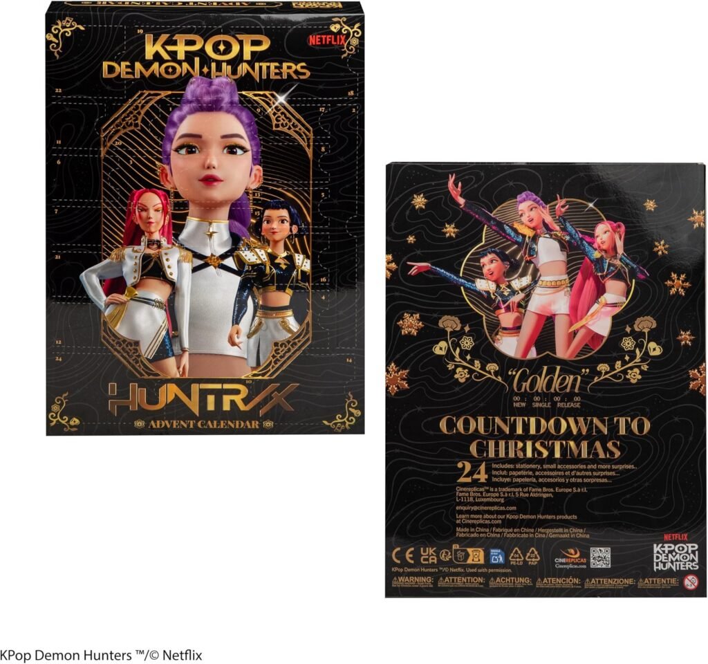 CALENDARIOS DE ADVIENTO DE LAS GUERRERAS KPOP DEMON HUNTERS