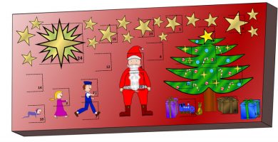 calendarios de adviento para niños