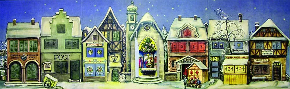 historia del calendario de adviento Richard Sellmer Little Town