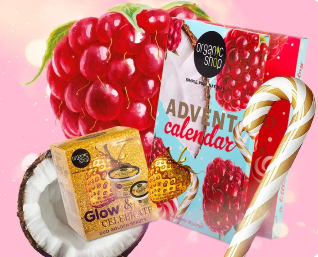 Imagen promocional del Calendario de adviento Organic Shop 2025
